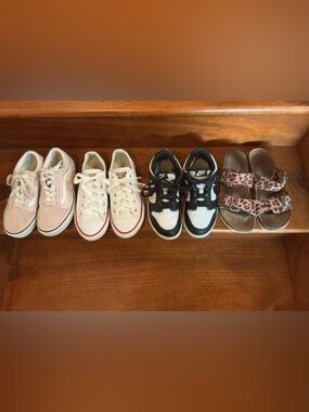 Lot of Girls Size 3 Nike Converse Vans